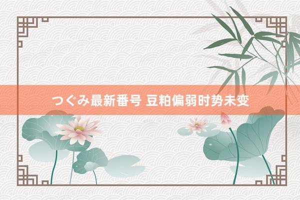 つぐみ最新番号 豆粕偏弱时势未变