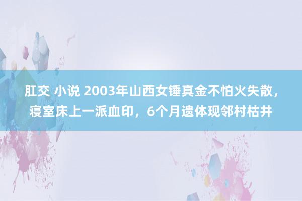 肛交 小说 2003年山西女锤真金不怕火失散，寝室床上一派血印，6个月遗体现邻村枯井